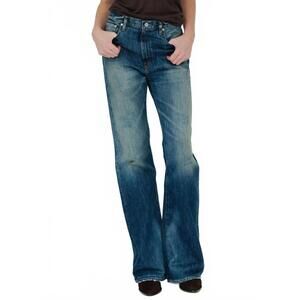 NEW DENIMIST dena flared jeans in esher blue